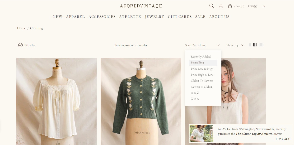 best shopify clothing stores